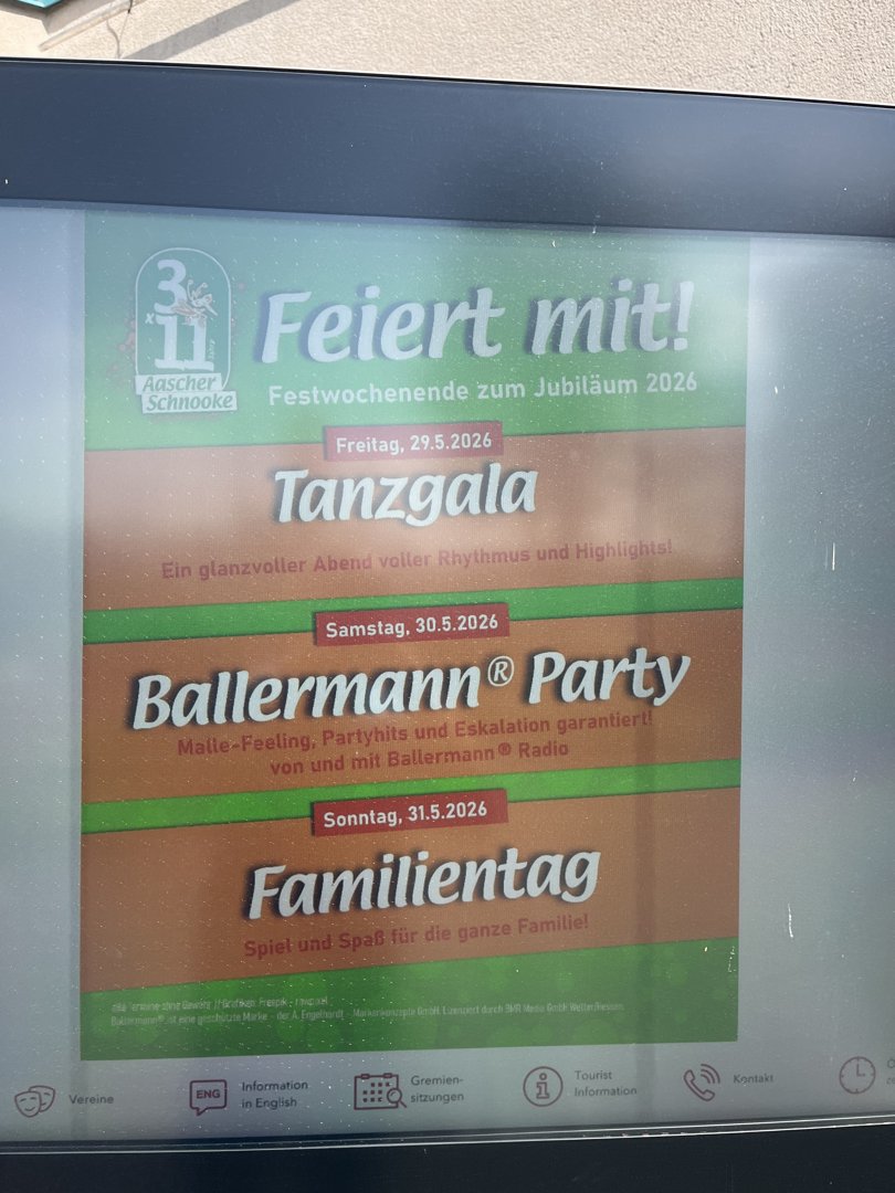 Veranstaltungsplakat: Tanzgala